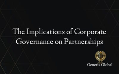 The Implications of Corporate Governance on Partnerships