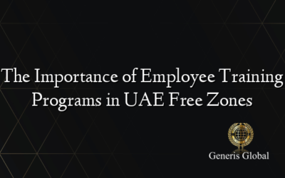 The Importance of Employee Training Programs in UAE Free Zones