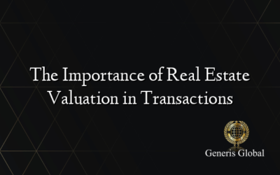 The Importance of Real Estate Valuation in Transactions