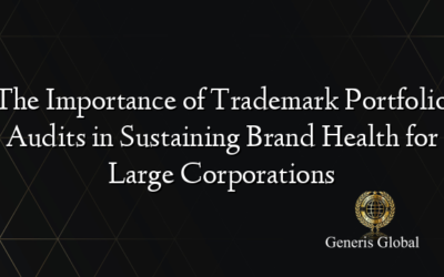 The Importance of Trademark Portfolio Audits in Sustaining Brand Health for Large Corporations