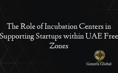 The Role of Incubation Centers in Supporting Startups within UAE Free Zones