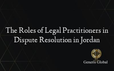 The Roles of Legal Practitioners in Dispute Resolution in Jordan