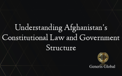 Understanding Afghanistan’s Constitutional Law and Government Structure