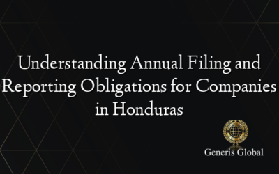 Understanding Annual Filing and Reporting Obligations for Companies in Honduras