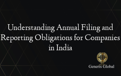 Understanding Annual Filing and Reporting Obligations for Companies in India