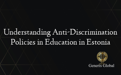 Understanding Anti-Discrimination Policies in Education in Estonia