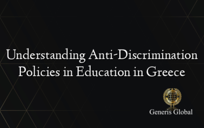 Understanding Anti-Discrimination Policies in Education in Greece