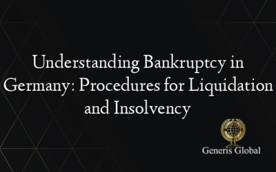 Understanding Bankruptcy in Germany: Procedures for Liquidation and Insolvency