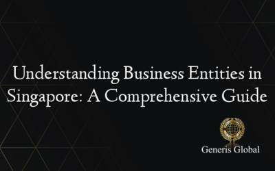 Understanding Business Entities in Singapore: A Comprehensive Guide