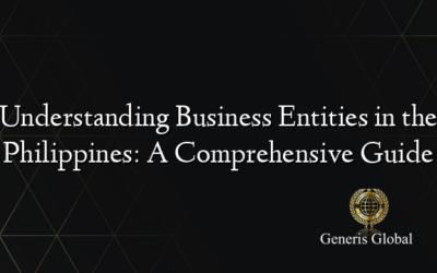 Understanding Business Entities in the Philippines: A Comprehensive Guide