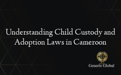 Understanding Child Custody and Adoption Laws in Cameroon