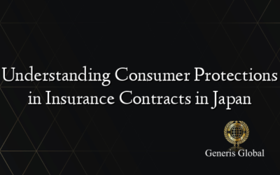 Understanding Consumer Protections in Insurance Contracts in Japan