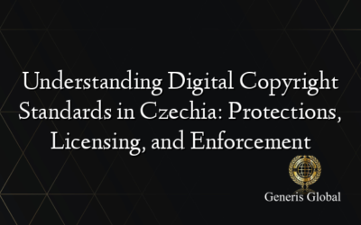 Understanding Digital Copyright Standards in Czechia: Protections, Licensing, and Enforcement