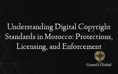 Understanding Digital Copyright Standards in Morocco: Protections, Licensing, and Enforcement