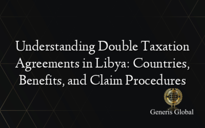 Understanding Double Taxation Agreements in Libya: Countries, Benefits, and Claim Procedures