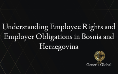 Understanding Employee Rights and Employer Obligations in Bosnia and Herzegovina