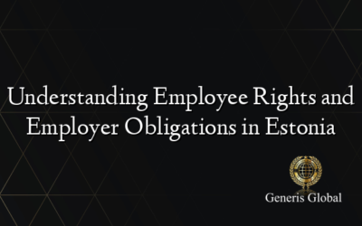 Understanding Employee Rights and Employer Obligations in Estonia