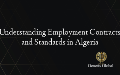 Understanding Employment Contracts and Standards in Algeria
