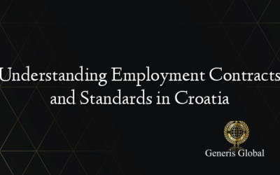 Understanding Employment Contracts and Standards in Croatia