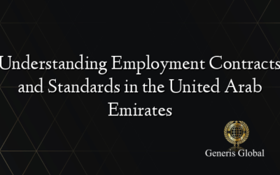 Understanding Employment Contracts and Standards in the United Arab Emirates