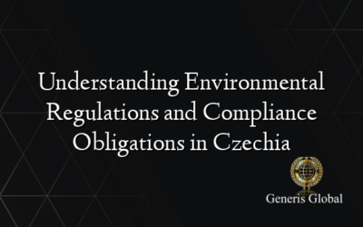 Understanding Environmental Regulations and Compliance Obligations in Czechia