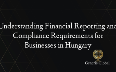 Understanding Financial Reporting and Compliance Requirements for Businesses in Hungary