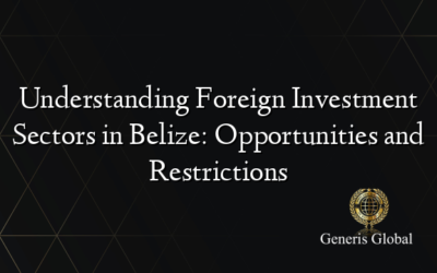 Understanding Foreign Investment Sectors in Belize: Opportunities and Restrictions