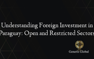 Understanding Foreign Investment in Paraguay: Open and Restricted Sectors