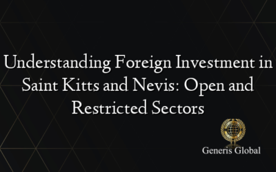 Understanding Foreign Investment in Saint Kitts and Nevis: Open and Restricted Sectors