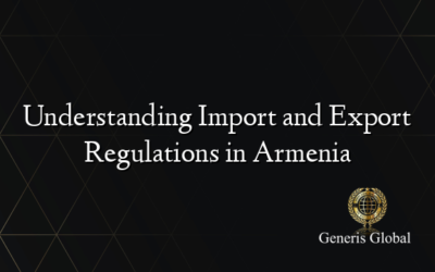 Understanding Import and Export Regulations in Armenia
