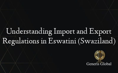 Understanding Import and Export Regulations in Eswatini (Swaziland)