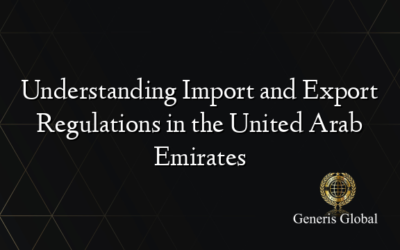 Understanding Import and Export Regulations in the United Arab Emirates