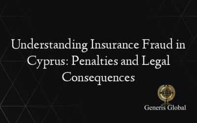 Understanding Insurance Fraud in Cyprus: Penalties and Legal Consequences