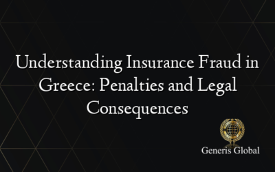 Understanding Insurance Fraud in Greece: Penalties and Legal Consequences