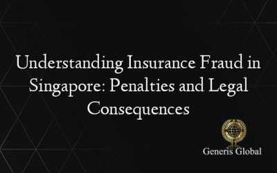 Understanding Insurance Fraud in Singapore: Penalties and Legal Consequences