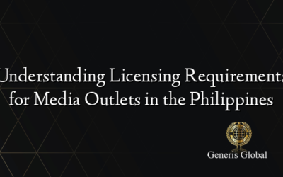 Understanding Licensing Requirements for Media Outlets in the Philippines