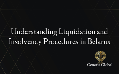 Understanding Liquidation and Insolvency Procedures in Belarus