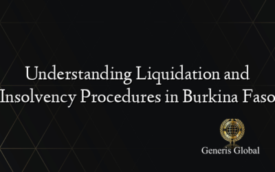 Understanding Liquidation and Insolvency Procedures in Burkina Faso