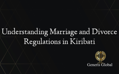 Understanding Marriage and Divorce Regulations in Kiribati