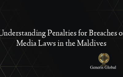 Understanding Penalties for Breaches of Media Laws in the Maldives
