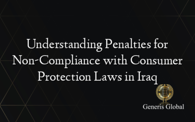 Understanding Penalties for Non-Compliance with Consumer Protection Laws in Iraq