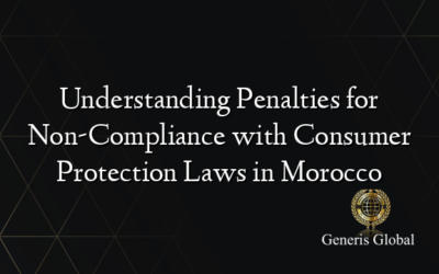 Understanding Penalties for Non-Compliance with Consumer Protection Laws in Morocco