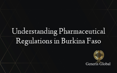 Understanding Pharmaceutical Regulations in Burkina Faso