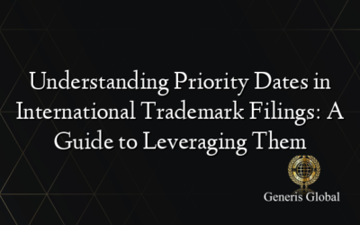 Understanding Priority Dates in International Trademark Filings: A Guide to Leveraging Them