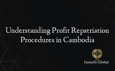 Understanding Profit Repatriation Procedures in Cambodia