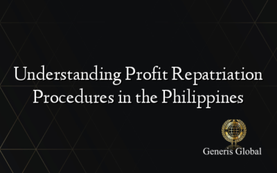 Understanding Profit Repatriation Procedures in the Philippines