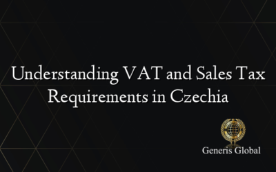 Understanding VAT and Sales Tax Requirements in Czechia