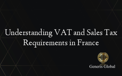 Understanding VAT and Sales Tax Requirements in France