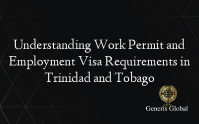 Understanding Work Permit and Employment Visa Requirements in Trinidad and Tobago