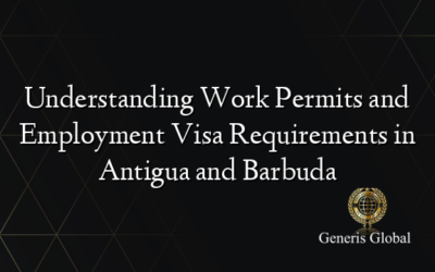 Understanding Work Permits and Employment Visa Requirements in Antigua and Barbuda